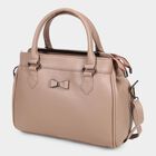 Women's Peach Polyurethane Tote Bag, , small image number null