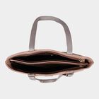 Women's Grey Polyurethane Tote Bag, , small image number null