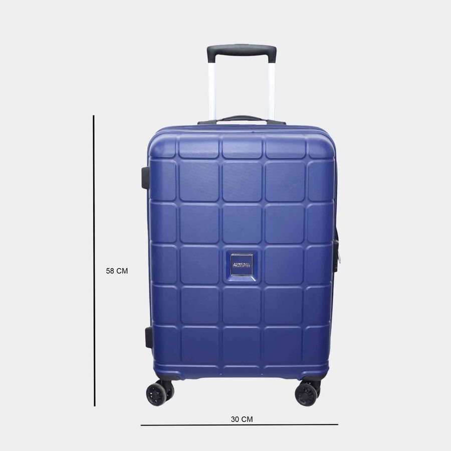 8-Wheel Dark Blue PVC Matee Hard Case Trolley, Medium, , large image number null