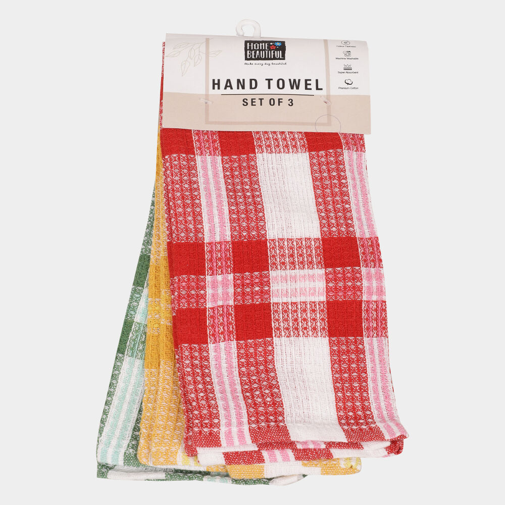 Home Beautiful                         250 GSM White South Cotton Hand Towel