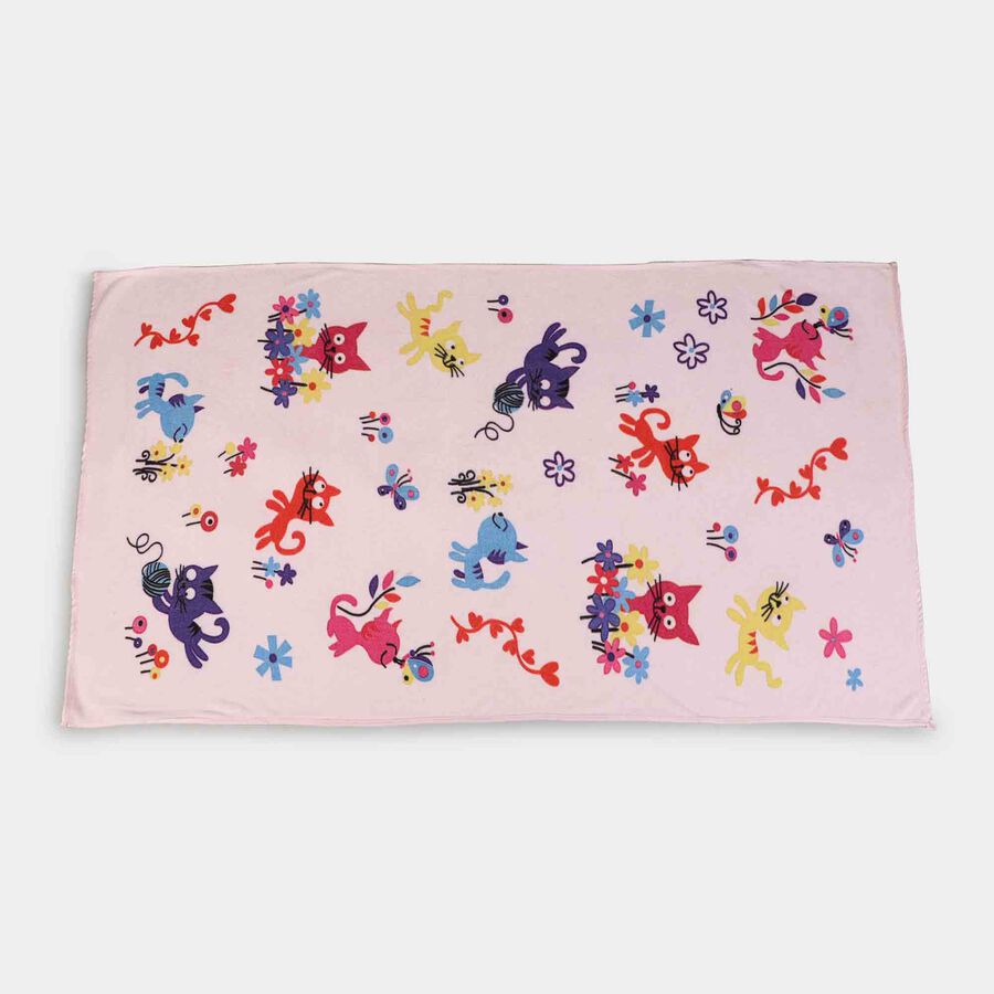 300 GSM Pink Polyester Baby Towel, , large image number null