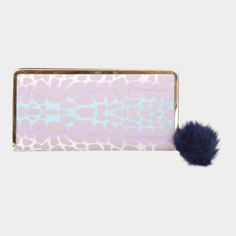 Women's Polyurethane Zipper Hand Pouch, , large image number null