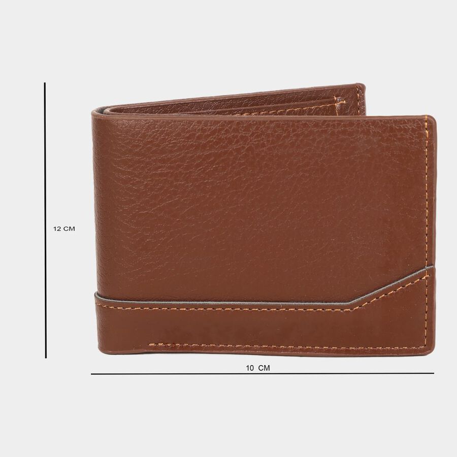 Men's Tan Polyurethane Wallet, , large image number null