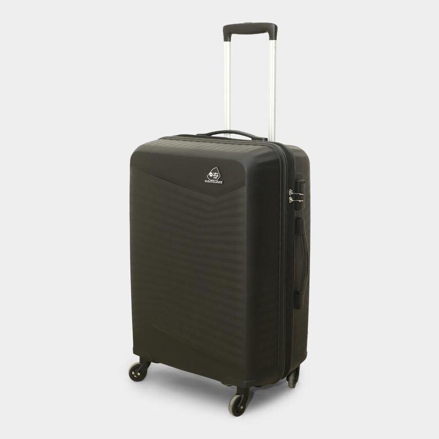 4-Wheel Black PVC Matee Hard Case Trolley, Small + Medium, , large image number null