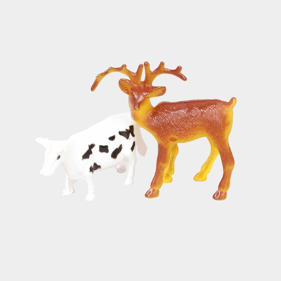 6 Pcs. of Plastic PVC Wild Animals , , large image number null