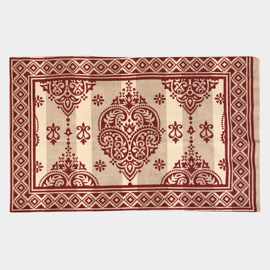 Maroon Cotton Pillow Cover, , large