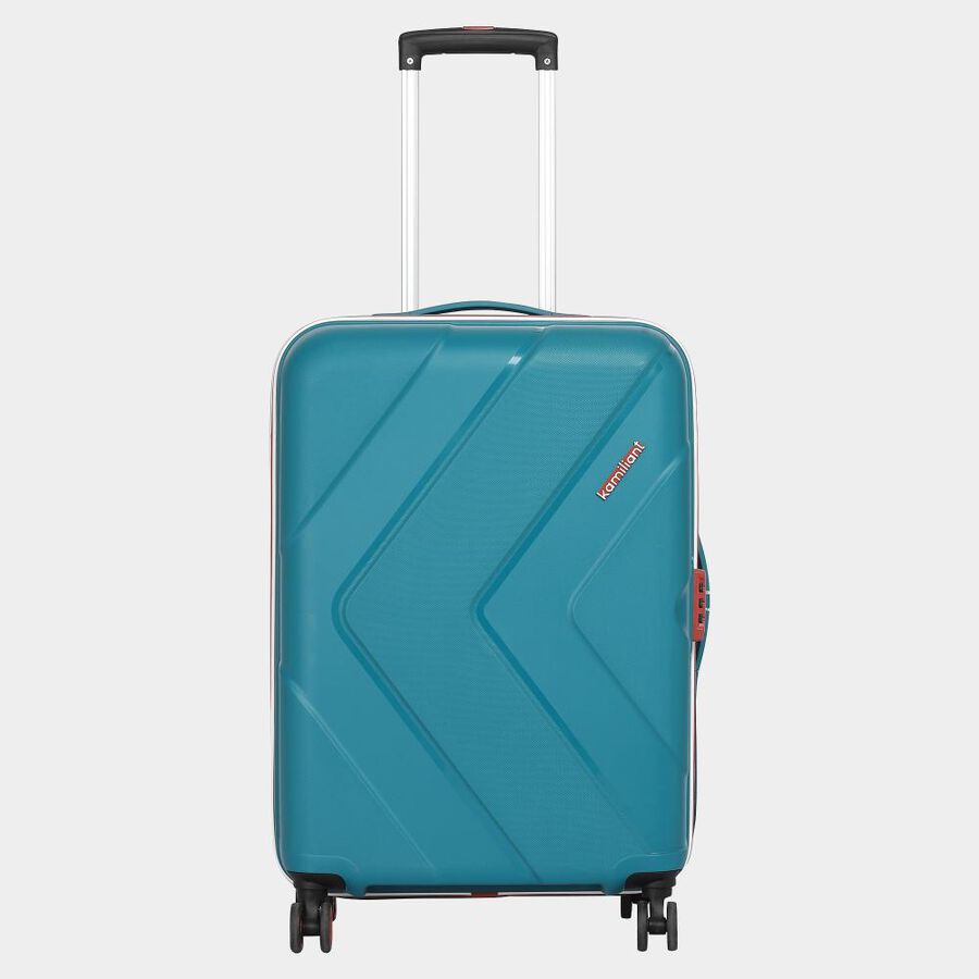 4-Wheel Blue Hard Case Trolley, , large image number null