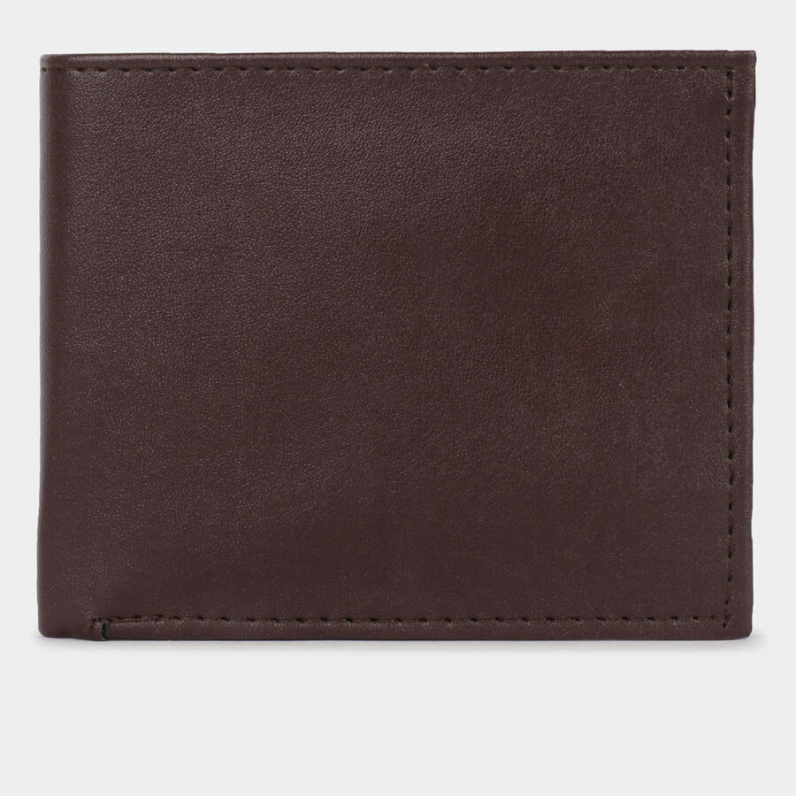 Men PU Brown Wallet, , large image number null