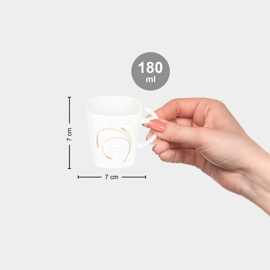 180 ml बोन चाइना कप, 6 का सेट, , large image number null