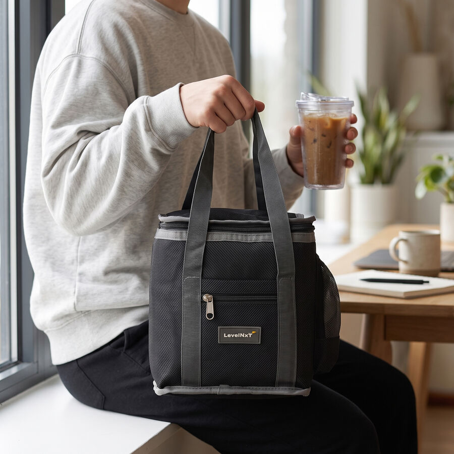 GreyLunch Bag, , large