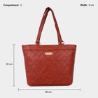 Women's Cherry Polyurethane Tote Bag, , small image number null