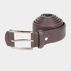 Men's Brown Polyurethane Casual Belt, , small