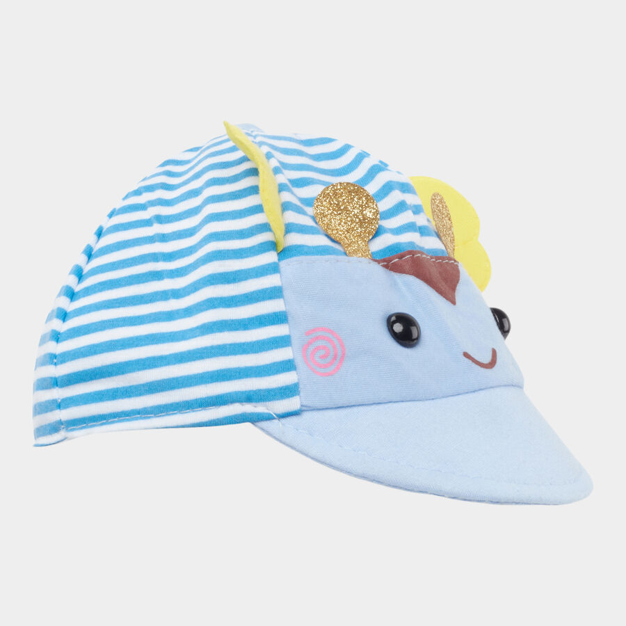 Kids' Blue Fabric Cap, , large image number null