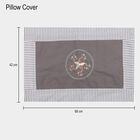 Blue Polyester Cotton Pillow Cover, , small image number null