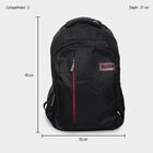 Black Polyester Backpack with Laptop Compartment, 32 L (Approx), , small image number null