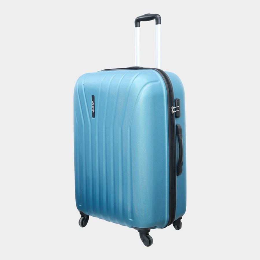 4-Wheel Blue PVC Matee Hard Case Trolley, Large, , large image number null