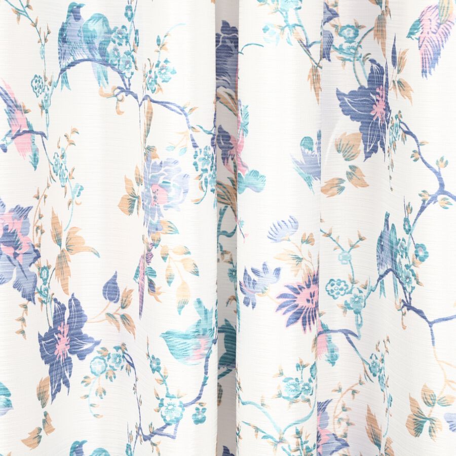 9ft. Light Blue Microfiber Long Door Curtain, , large image number null