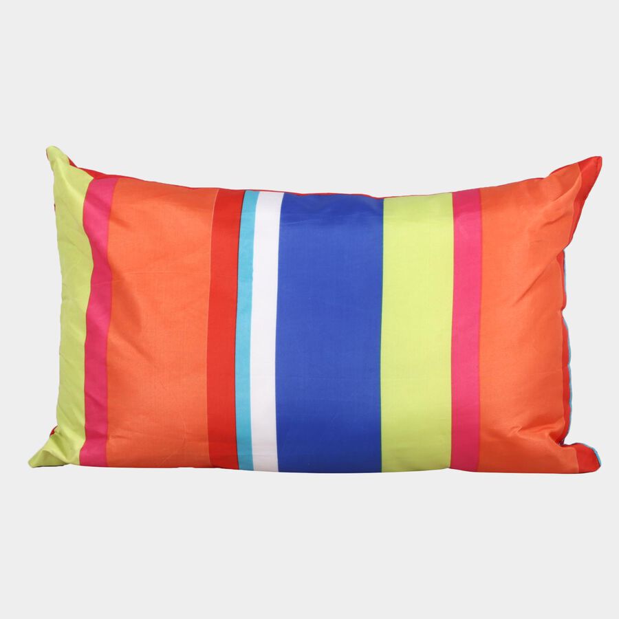 Multicolor Striped Pillow, , large image number null