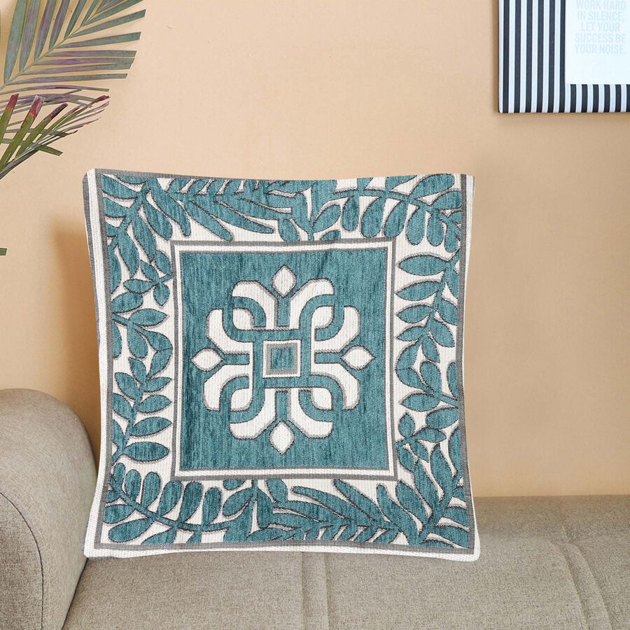 Jacquard Microfiber Cushion Cover, , large image number null