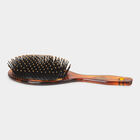 Brown Plastic Hairbrush, , small image number null