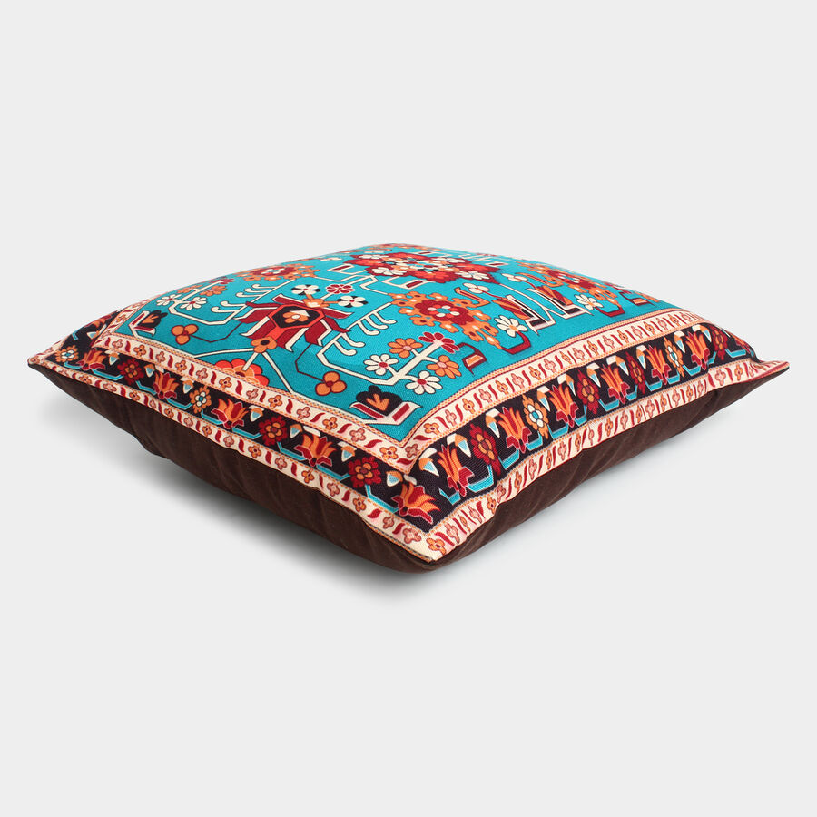 Printed Microfiber Cushion Cover, , large image number null