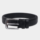 Men's Black Polyurethane Formal Belt, , small image number null
