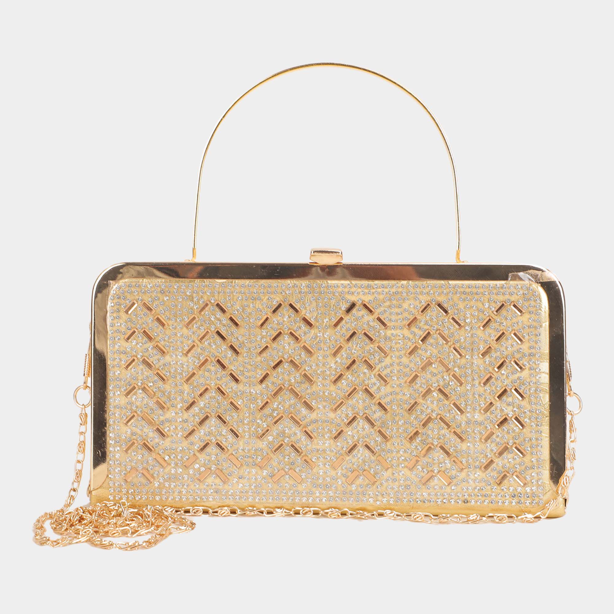 Clasp sales clutch bag