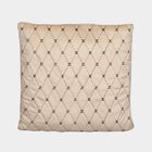 Beige Velvet Cushion Cover, , small image number null