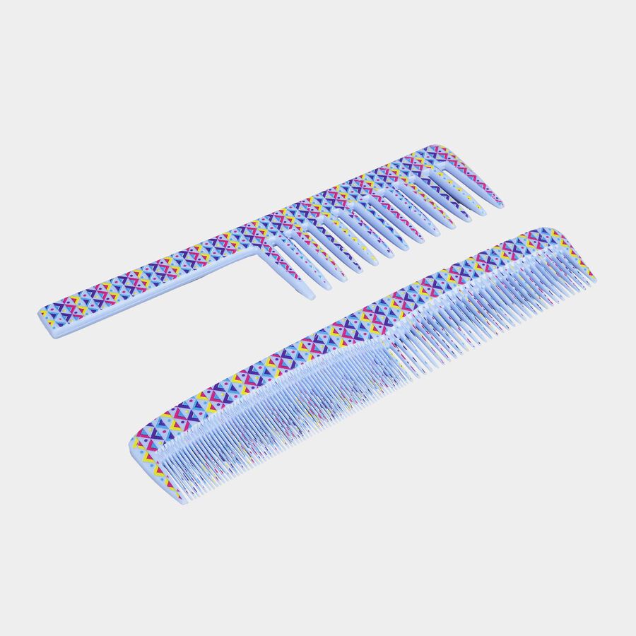 Plastic Hair Comb, Set of 2, , large image number null