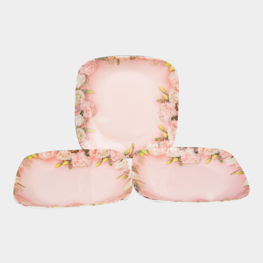 Melamine Snack Plate, Set of 3, , large image number null