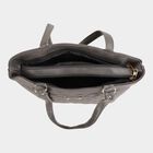Women's Grey Polyurethane Tote Bag, , small image number null