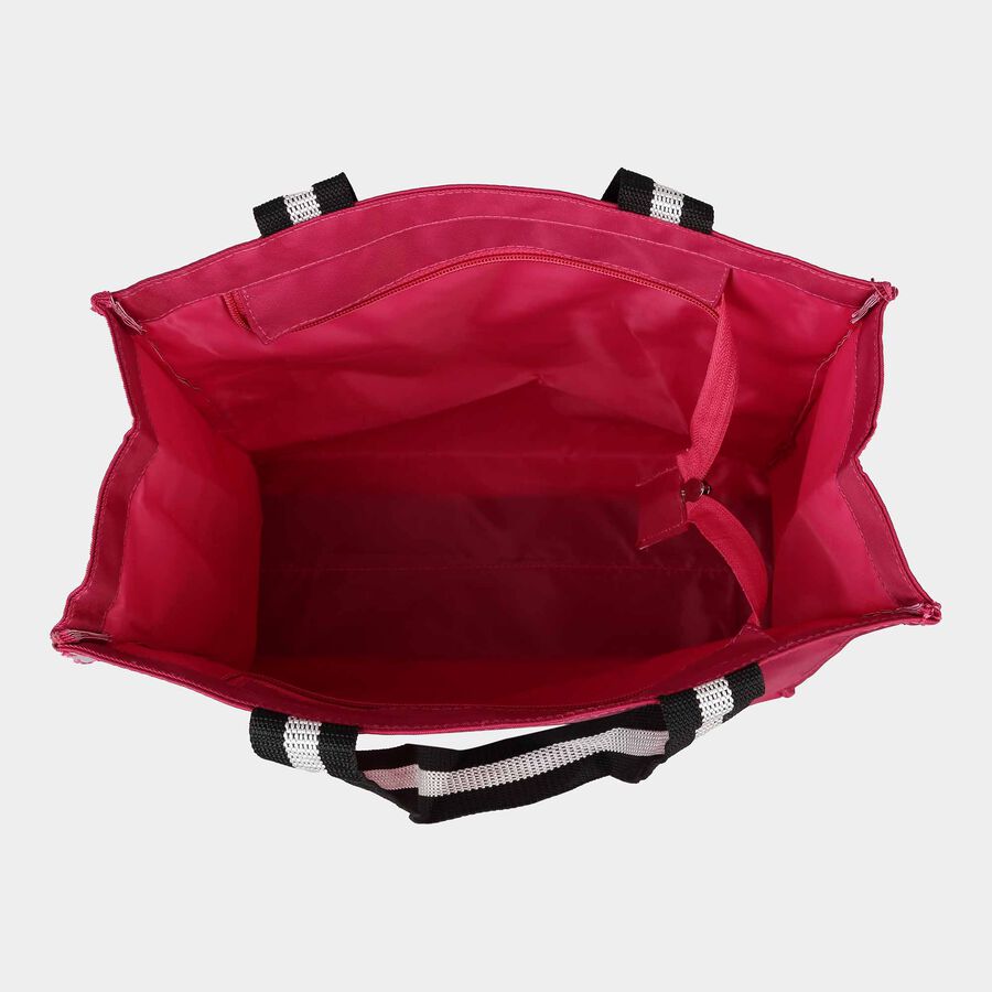 Pink Fabric-Nylon Bag, , large image number null