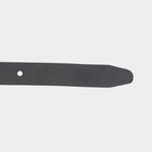 Women's Black Polyurethane Belt, , small image number null