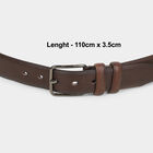 Men's Brown Polyurethane Formal Belt, , small image number null