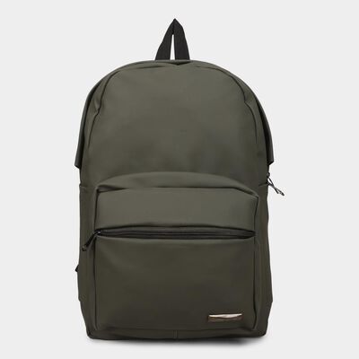 Women's Grey Pu Backpack