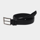 Men's Black Polyurethane Formal Belt, , small image number null