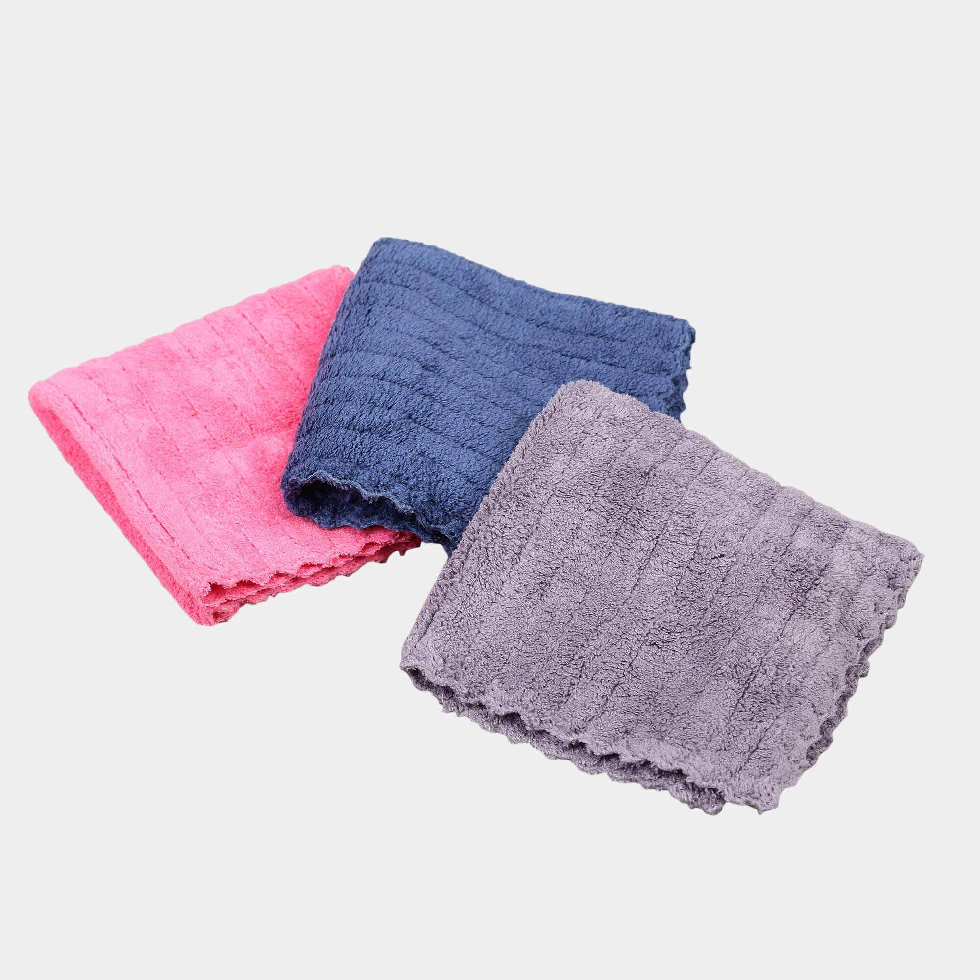 Microfiber face towel top