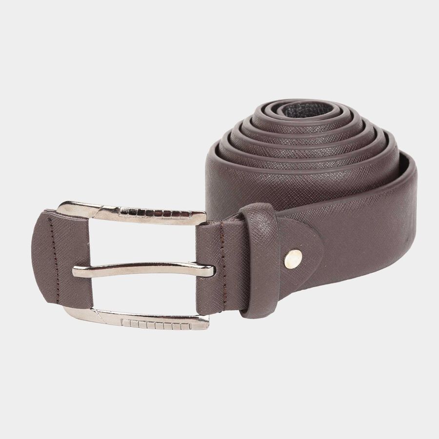 Men's Brown Polyurethane Casual Belt, , large image number null