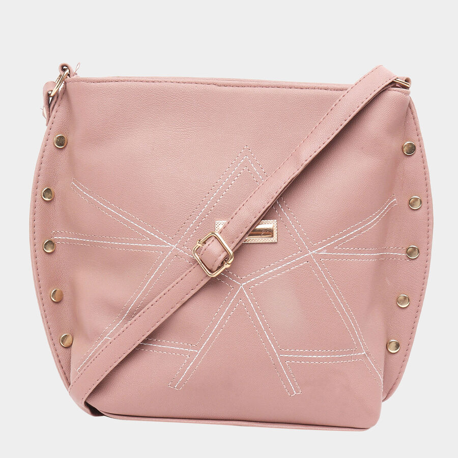 Women's Polyurethane Zipper Handbag, , large image number null