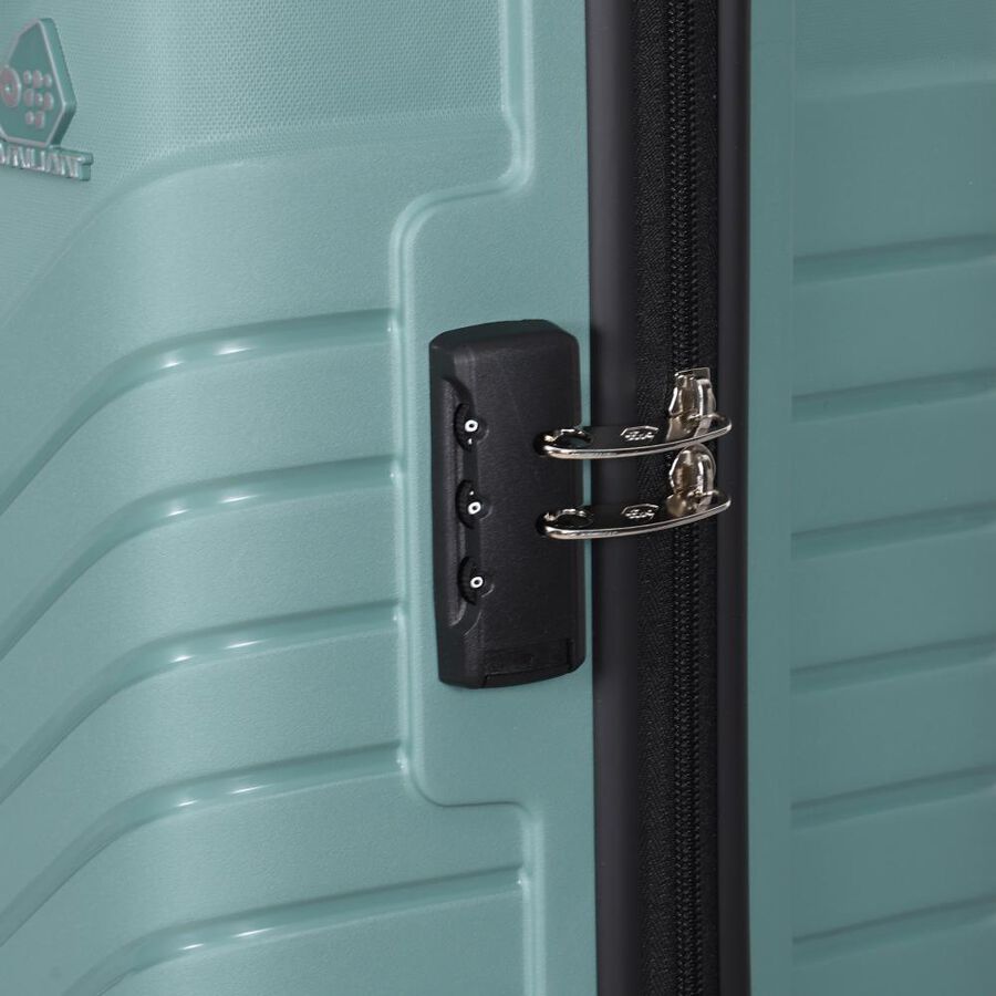4-Wheel Dark Grey Polypropylene Hard Case Trolley, Small + Medium, , large image number null