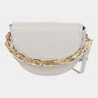 Women's Dark Grey Polyurethane Handbag, , small image number null