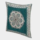 Green Polyester Cushion Cover, , small image number null