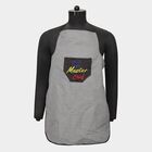 Grey Polyester Cotton Apron, , small image number null
