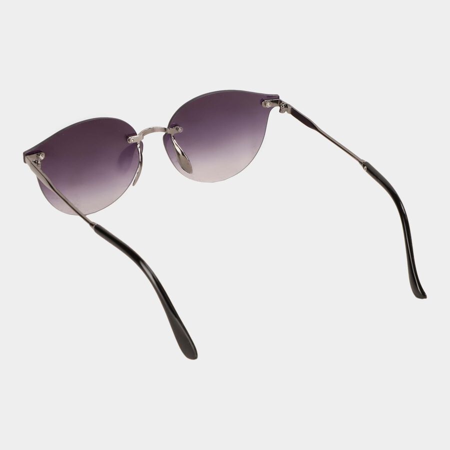 Women's Metal Gradient Square Sunglasses, , large image number null