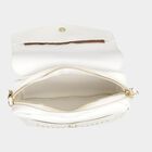 Women's Polyurethane Envelope/Zipper Sling Bag, , small image number null