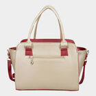Women's Golden Polyurethane Tote Bag, , small image number null