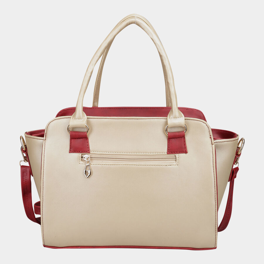 Women's Golden Polyurethane Tote Bag, , large image number null