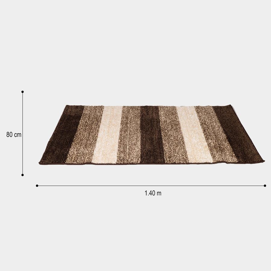 Brown Polyester Bedside Runner, , large image number null