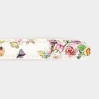 Women's Off White Polyurethane Belt, , small image number null