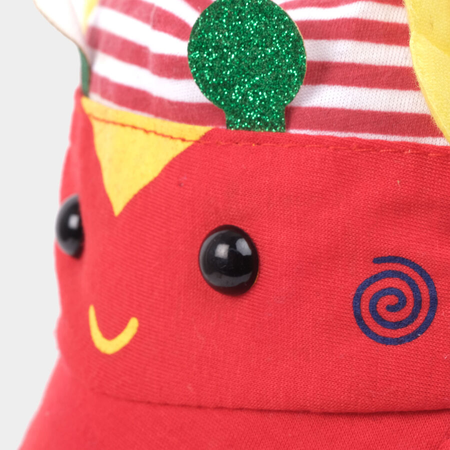 Kids' Red Fabric Cap, , large image number null